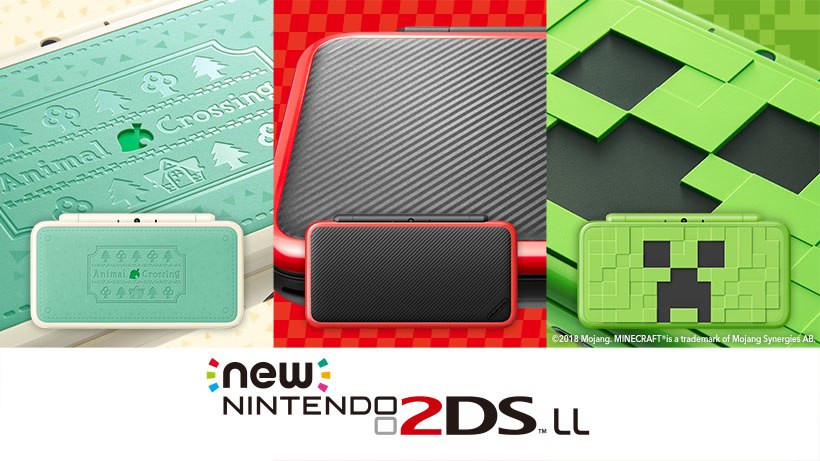 Nintendo revela 3 nuevos diseños de Nintendo 2DS LL para - NPe