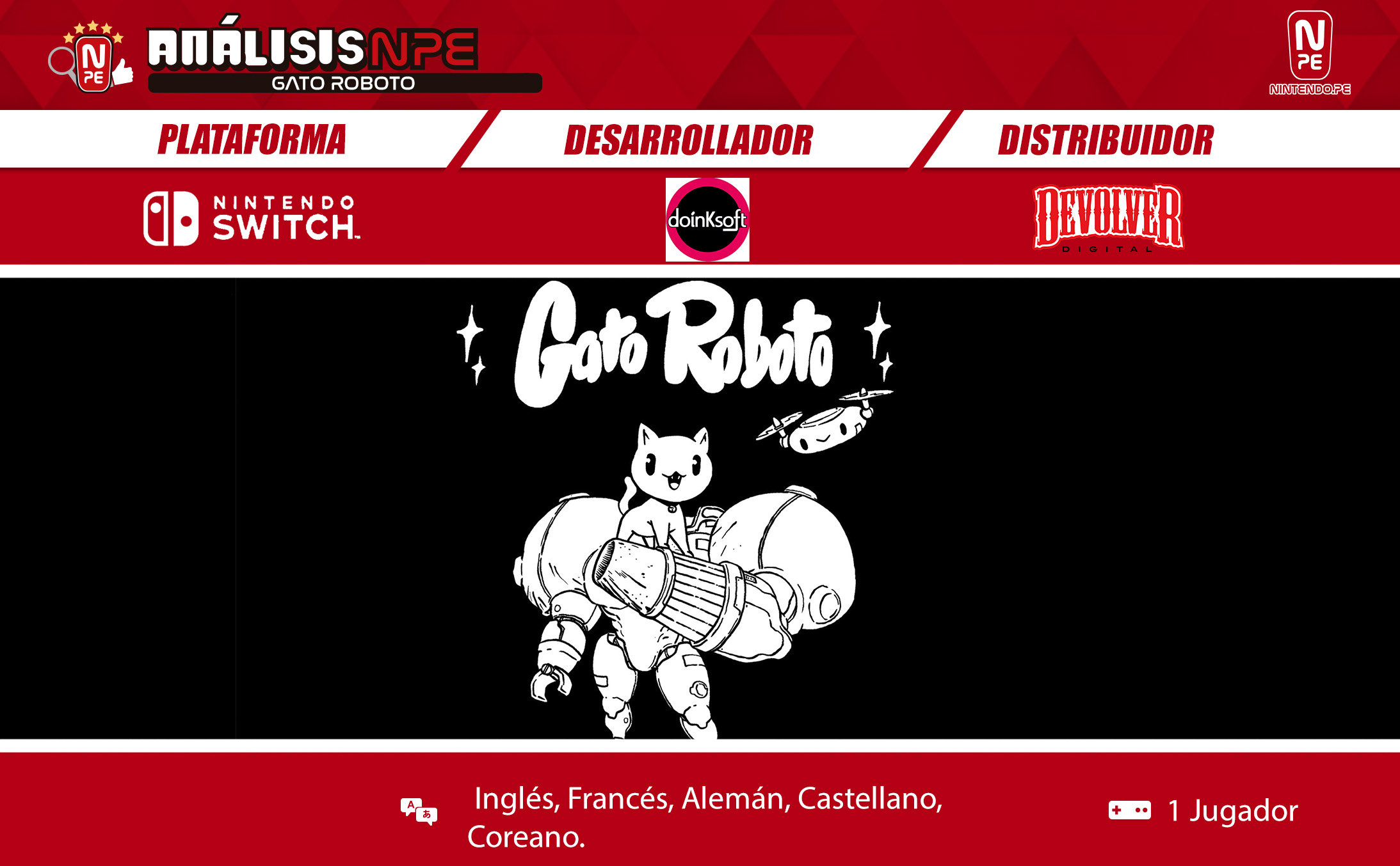 gato roboto switch review download free